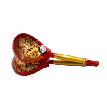 MS-K1-LZ-05 Ложки в станке с бубенцами, 1 категория, Мастерская Сереброва-0