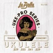 100 Uke-Pro Комплект струн для концертного/тенор укулеле, La Bella