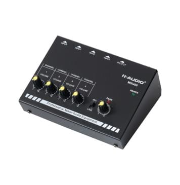 MIX400 Микшер, 4 канала, N-Audio-0