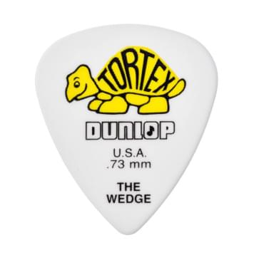 424R.73 Tortex Wedge Медиаторы 72шт, толщина 0.73мм, Dunlop-0