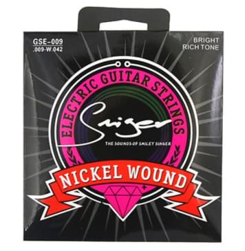GSE-009-Smiger Комплект струн для электрогитары, никель, 9-42, Smiger-0