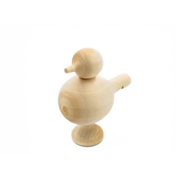 MS-KP-SS-02 Свистулька деревянная, лак, Мастерская Сереброва-0