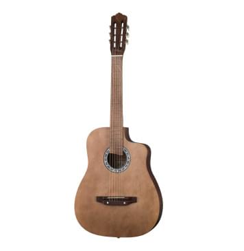 ACD-41A-79-DN Акустическая гитара, с вырезом, цвет темный орех, АККОРД-0
