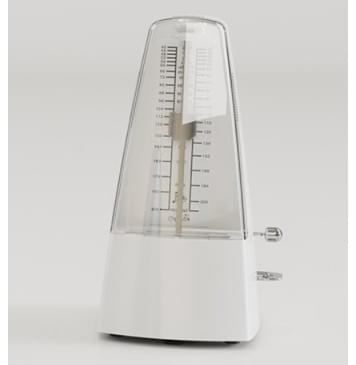 WSM-305-WH Метроном механический, белый, Cherub-0