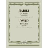 17909МИ Давид Ф. Этюды. Для скрипки (с сопровождением вт