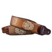 8401050080387 Leathercraft Sugar Light Brown Ремень для гитары, RightOn Straps