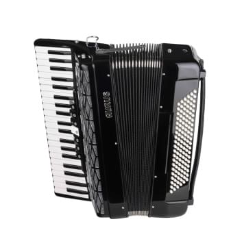 JH2008-BLACK Аккордеон 41/120/7/2, черный, с футляром, Aurus-0