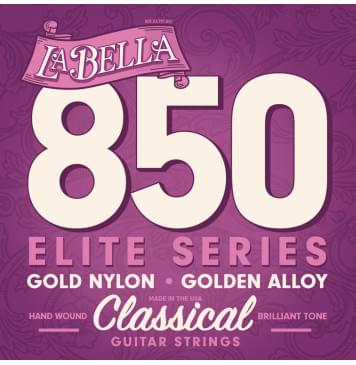 850 Elite Комплект струн для классической гитары, бронза 80/20, La Bella-0