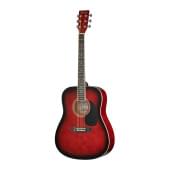 F630-RDS Акустическая гитара, красный санберст, Caraya