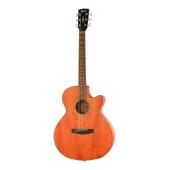 SFX-MEM-OP SFX Series Электро-акустическая гитара, с вырезом, цвет натуральный, Cort