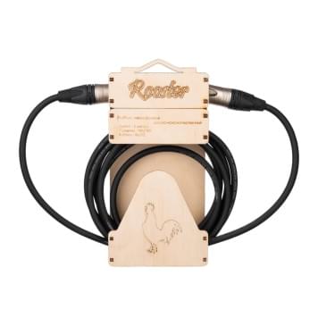 RUS0903 Кабель инструментальный XLR, 3м, прямые коннекторы, Rooster.-0