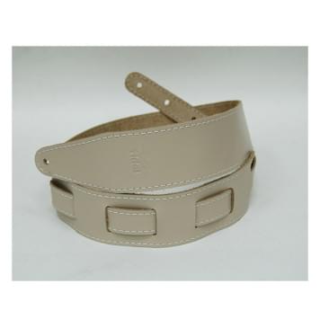 FL111041LP Premier Ремень для гитары, кожаный, бежевый, Fidel-0