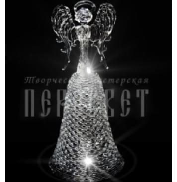 GH-XL050 Колокольчик хрустальный «Ангел», большой, Гусь Хрустальный-0