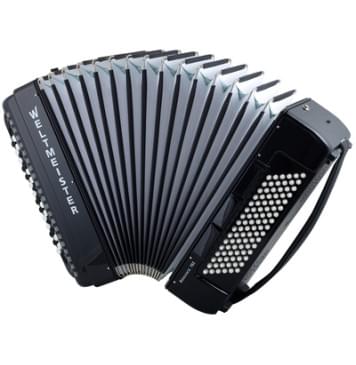 Romance703-III-96/70-BK Romance 703 Аккордеон кнопочный 70/96/III/5/3, черный, Weltmeister-0