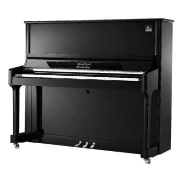 W130BL Пианино акустическое, черное Wendl&Lung-0