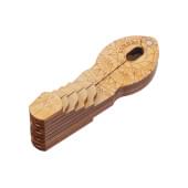 HV18 Чехол деревянный для варгана Компас, Мастерская Глазырина