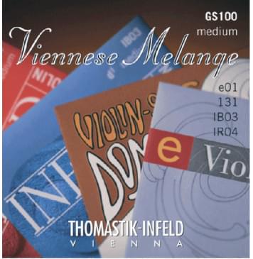 GS100 Viennese Melange Комплект струн для скрипки размером 4/4, Thomastik-0