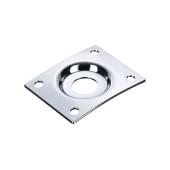 HJ005-CR Накладка выходного разъема гитары, хром, Paxphil