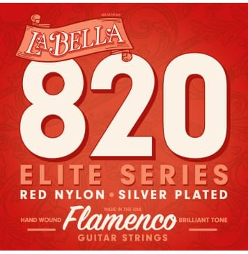 820 Elite Комплект струн для классической гитары фламенко, посеребренные, La Bella-0