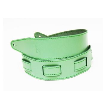 FL111011LP Premier Ремень для гитары, кожаный, зеленый, Fidel-0