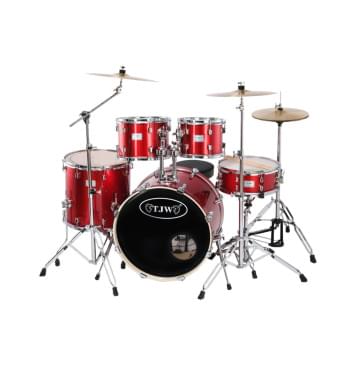 JW225-E3-MRD Барабанная установка (2 коробки), красная, TJW-0