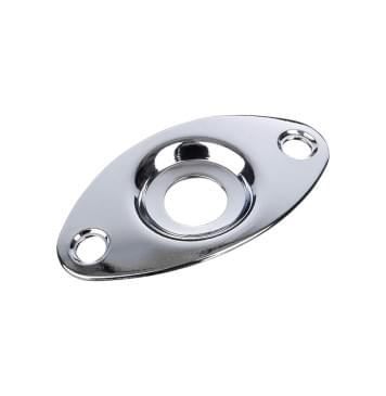 HJ002-CR Накладка выходного разъема гитары, хром, Paxphil-0