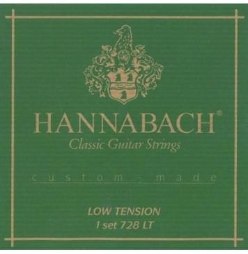728LTC CARBON Custom Made Комплект струн для классической гитары, карбон/посеребренные, Hannabach-0