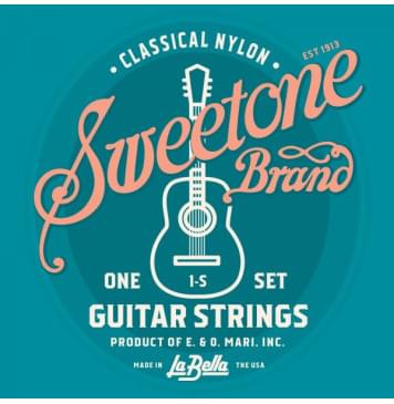 1S Sweetone Комплект струн для классической гитары, посеребренные, La Bella-0