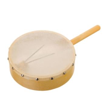 APH-10 Ручной бубен на ручке, пружина внутри, Angel-0