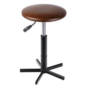 MZ-SF-BROWN Стул для фортепиано с газлифтом, коричневый, MEZZO-0