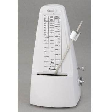 WSM-330WH Метроном механический белый Cherub-0