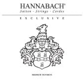 EXCLMT Exclusive Black Комплект струн для классической гитары, среднее натяжение, Hannabach