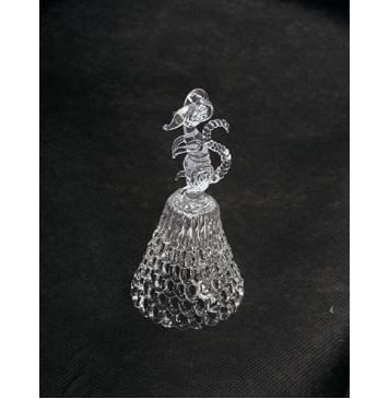 GH-M028 Колокольчик хрустальный «Мышка», средний, Гусь Хрустальный-0