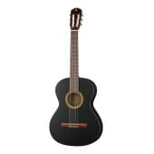 7.150 Классическая гитара 1C в футляре, черная матовая. Alhambra