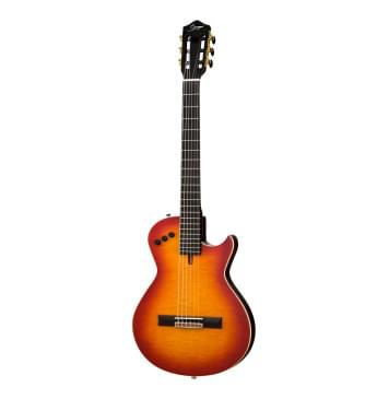 LE-C2-CS Классическая гитара со звукоснимателем, санберст, Smiger-0