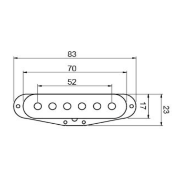 VSN-3 Звукосниматель для электрогитары, сингл, нековый, Smiger-0