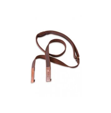 8401120020350 Classical-Dual-Hook Brown Ремень для классической гитары, RightOn Straps-0
