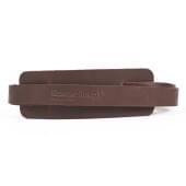 A-BS-B Кожаный ремень для балалайки, с наплечником, коричневый, Балалайкеръ