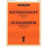 J0098 Рахманинов С.В. Сюита №2: Для двух фортепиано. Соч.17 (190