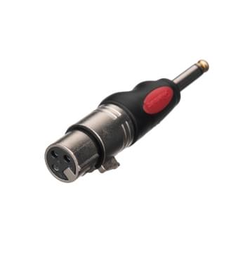 CXA004 Переходник (разъем переходной) XLR гнездо - 1/4'' моно штекер, Soundking-0