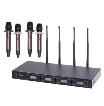 8000-UH Беспроводная конференц-система, 4 ручных микрофона, LAudio-0