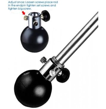 EP85 Super End-pin Упор для шпиля смычковых инструментов Wolf-0