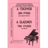 Глазунов А. Два этюда для фортепиано,