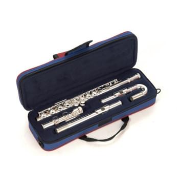 JP011CH Флейта C, посеребренная, изогнутая и прямая головка, John Packer-0