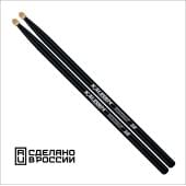 7KLHBBK5B Black 5B Барабанные палочки, граб, флуоресцентные, Kaledin Drumsticks