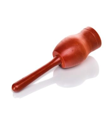 MS-T1-PG-10 Погремушка матрешка, малая, тонировка, 1 категория, Мастерская Сереброва-0