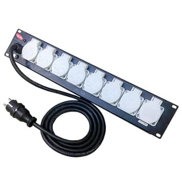 RC708 Дистрибьютор питания, рэковый, EDS-0