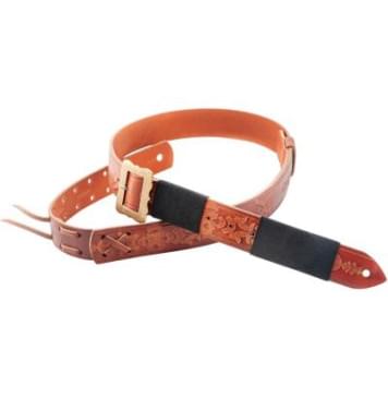 8419612001596 Magic Legend B.M. Bohemian Light Brown Ремень для гитары, RightOn Straps-0