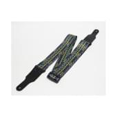 FL40220PA PolyArt Ремень для гитары, полиэфир, северное сияние, Fidel