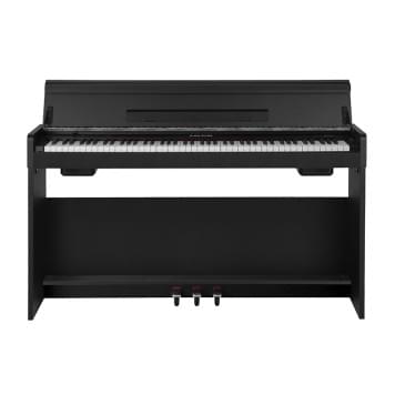 WK-310-Black Цифровое пианино на стойке с педалями, черное, Nux-0